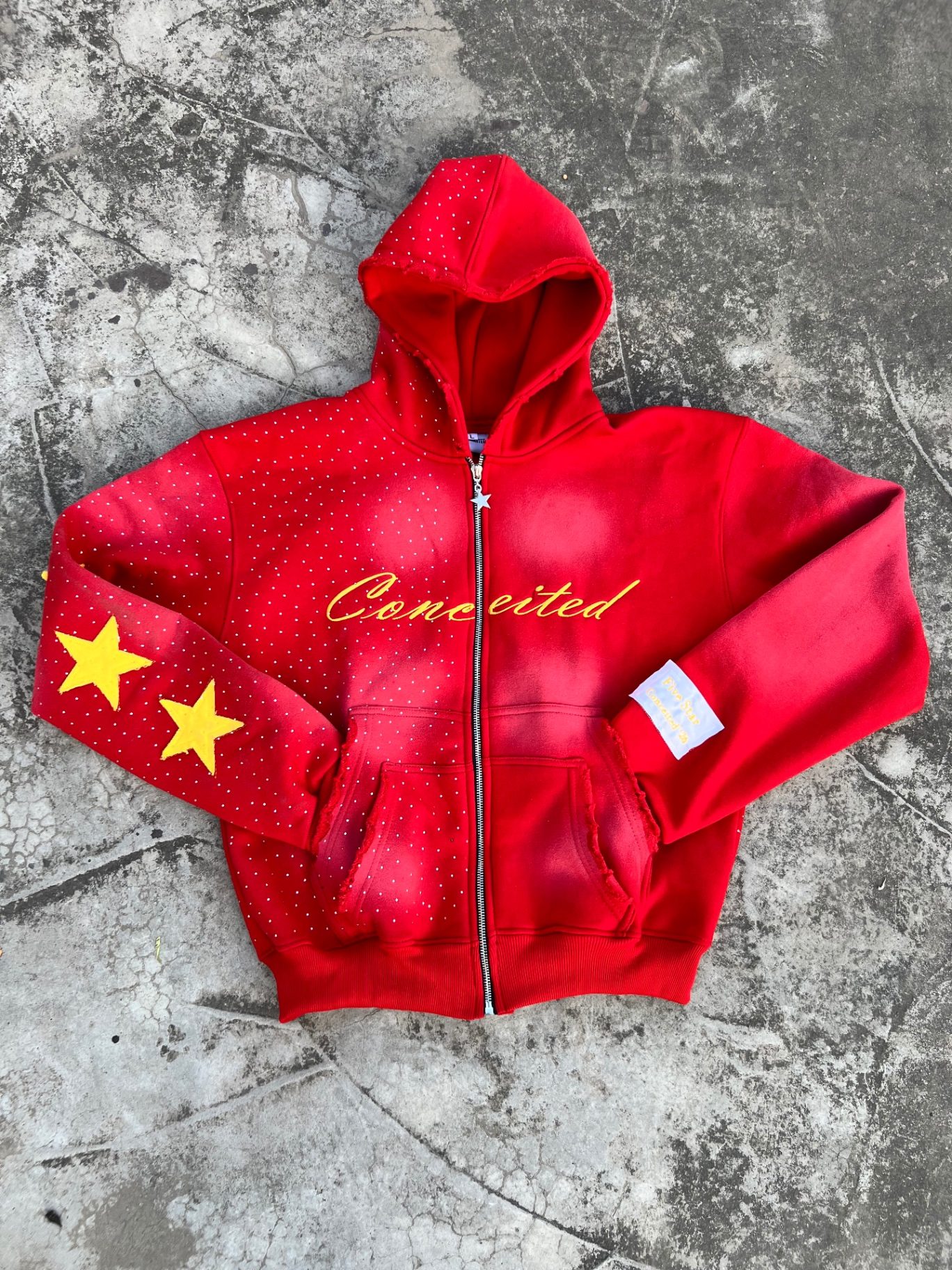Conceited — Red Star Hoodie — Fateh Wear custom apparel manufacturing