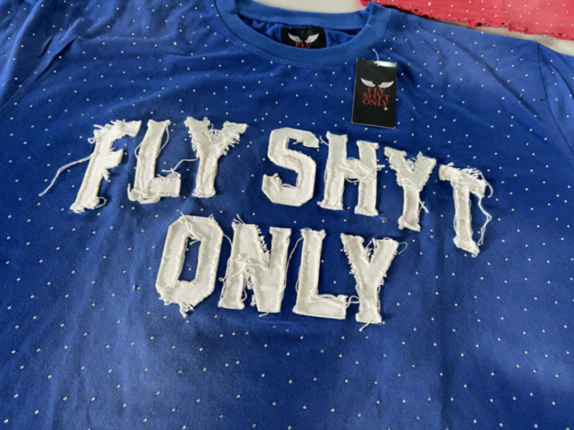 Fly Shyt Only — Chenille Detail — Fateh Wear custom apparel manufacturing