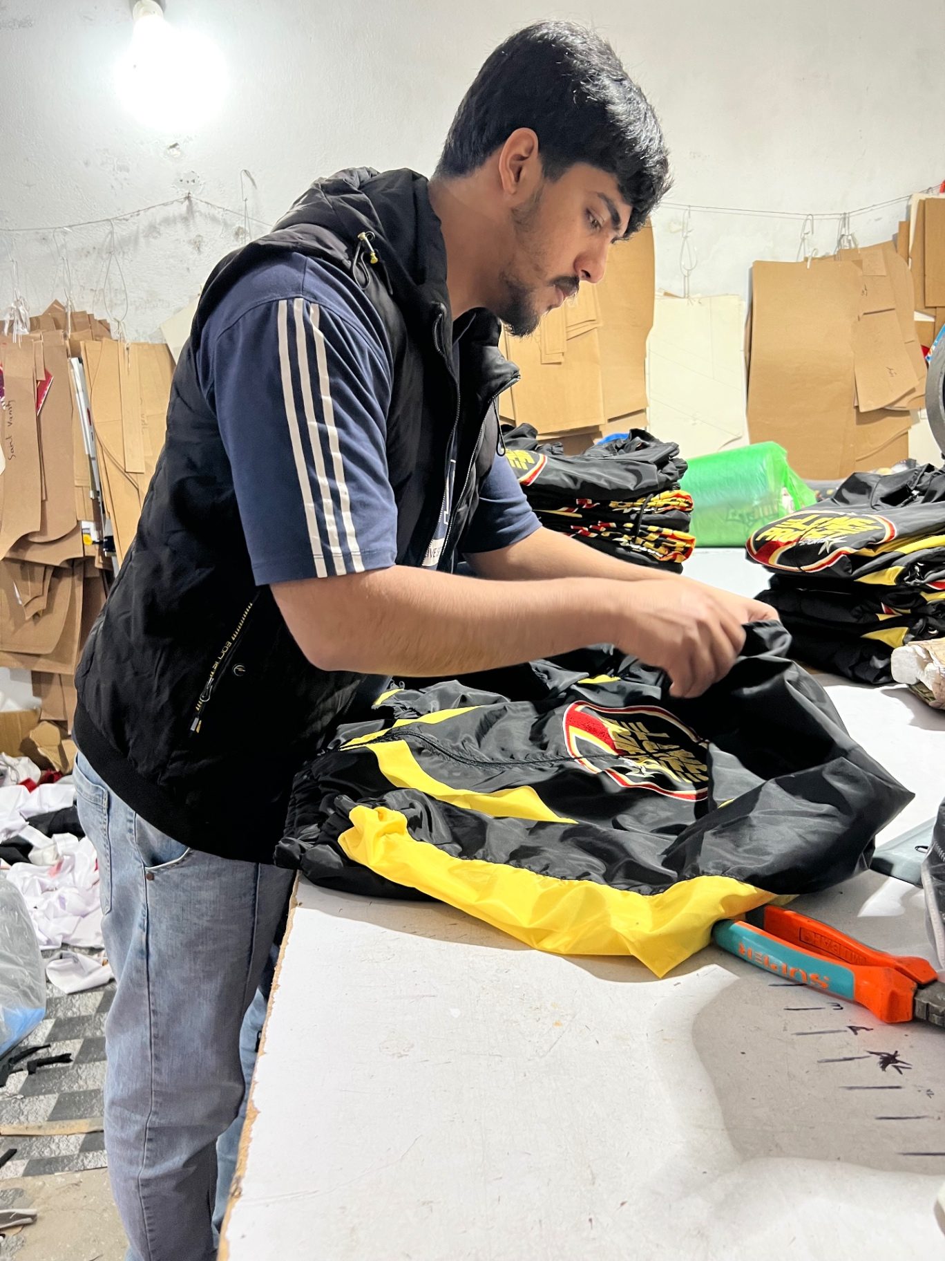 Lone Prophet Sports — QC & Folding — Fateh Wear custom apparel manufacturing
