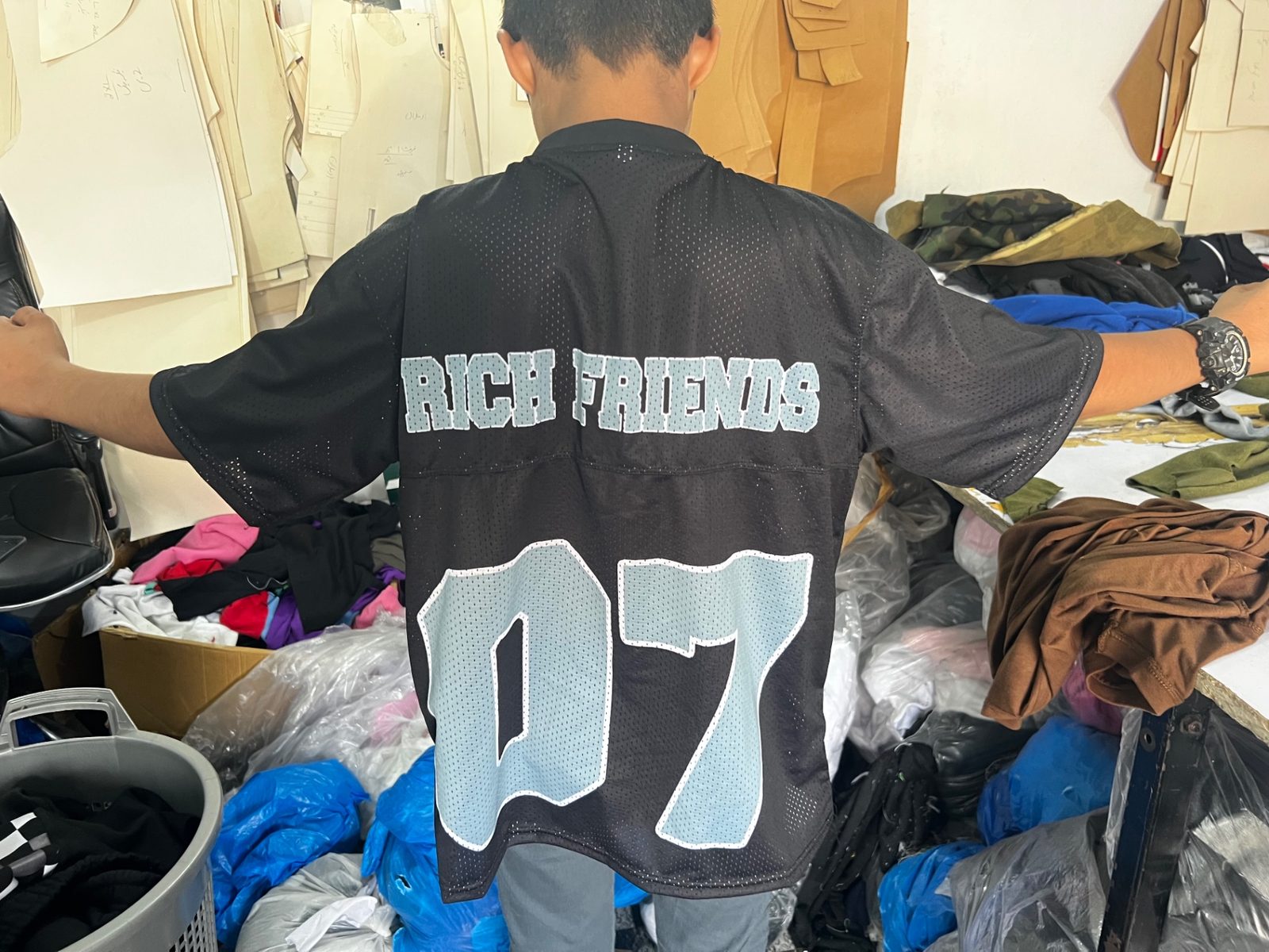 Rich Friends — Back #07 — Fateh Wear custom apparel manufacturing