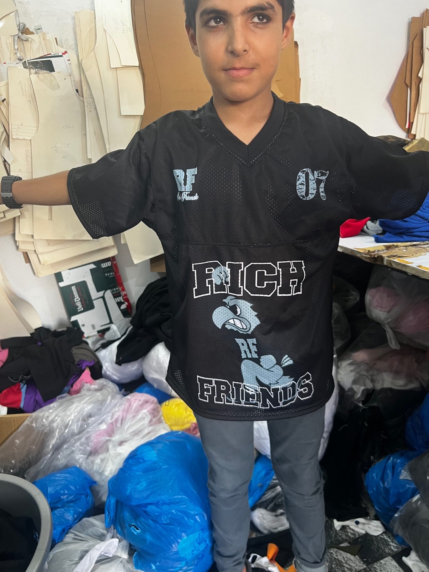 Rich Friends — Front Worn — Fateh Wear custom apparel manufacturing